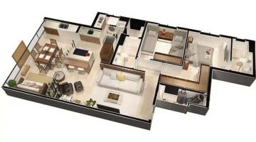 Apartamento para locação de 02 Dorm. - 83,90m² | Vila Adyanna